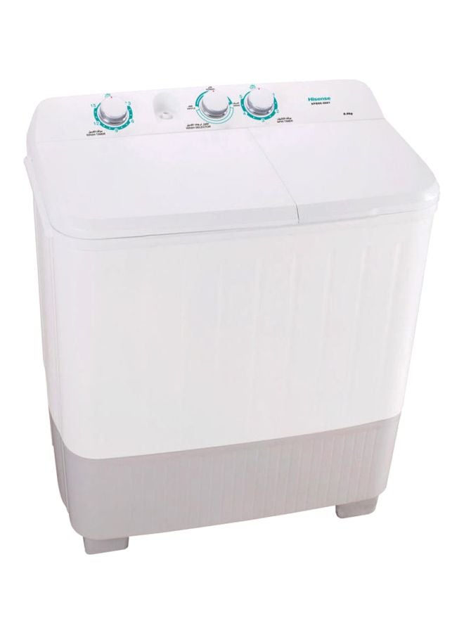 هايسنس غسالة بحوضين 220 W XPB80-5001 أبيض/ رمادي  - Image 1
