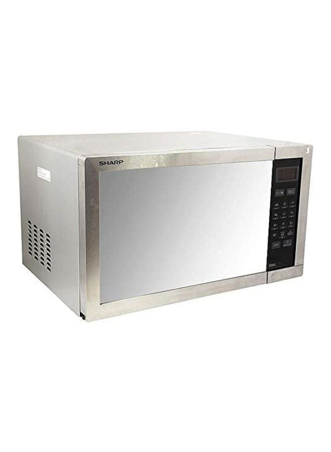 شارب فرن ميكروويفستانلس ستيل مع شواية 34 لترًا 1000 وات R77AT (ST) 34 L 1000 W R77AT(ST) أسود/ فضي  - Image 2