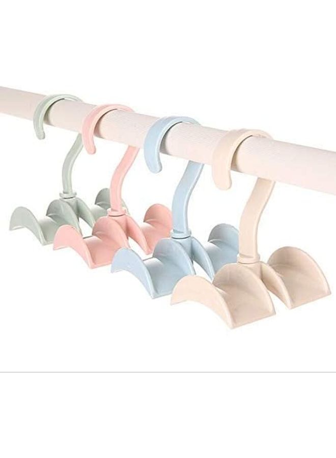 4-Piece Rotating Handbag Hanger For Closet Multicolour  - Image 1