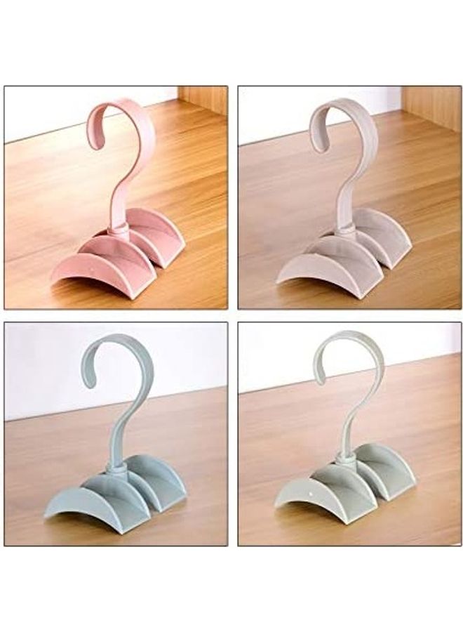 4-Piece Rotating Handbag Hanger For Closet Multicolour  - Image 3