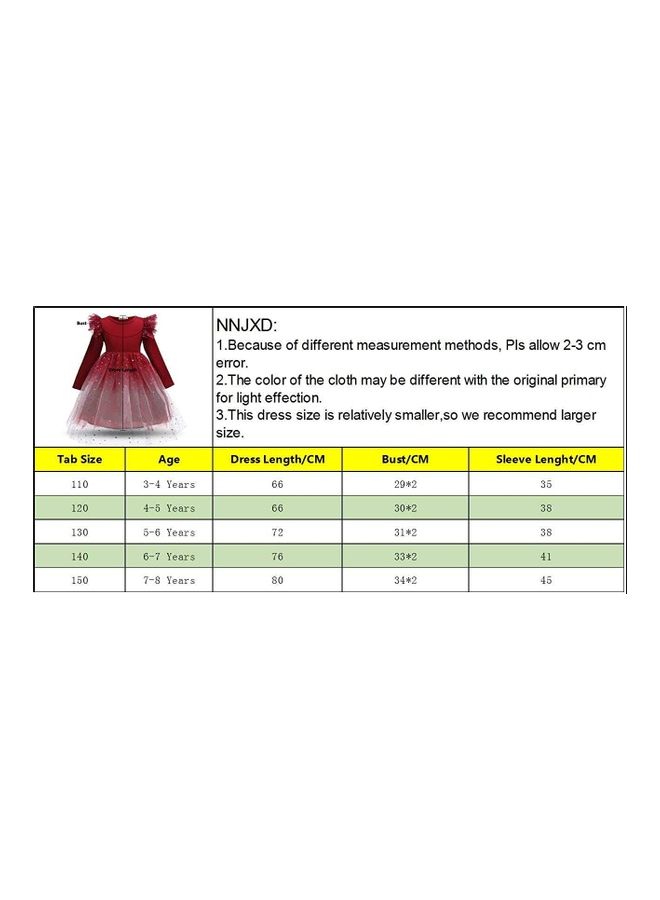XiuWoo Princess Party Costume 100cm - Image 5
