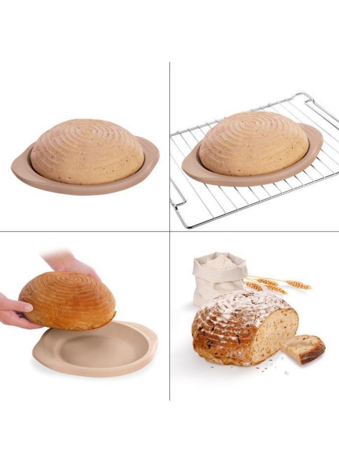 tescoma Della Casa Round Bread Pan Beige 28x24cm  - Image 3