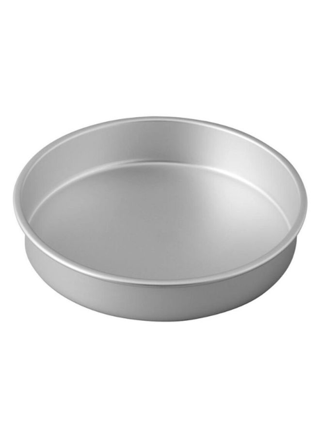 Wilton Performance Round Cake Pan Silver 10x2inch - Image 1