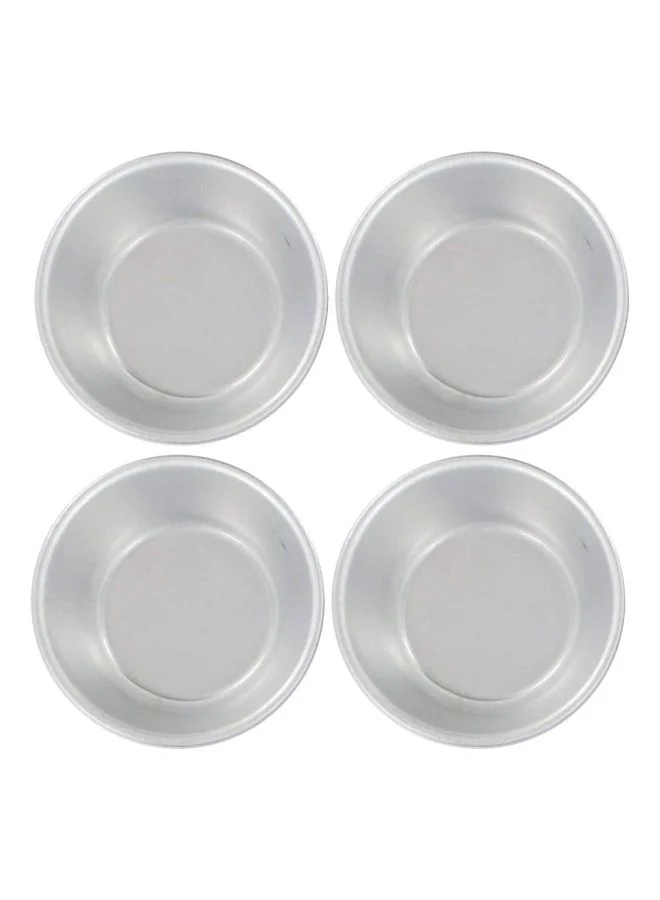 Prestige Moulds For Mini Plum Cakes Silver 8x5x5cm