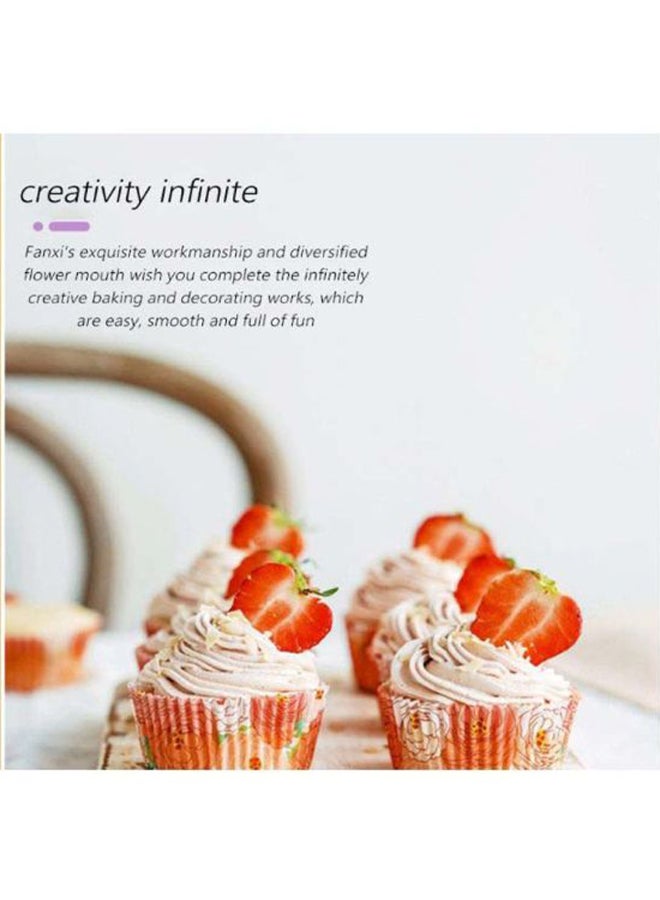 Beauenty Cake Decorating Piping Nozzle Silver 5cm - Image 2