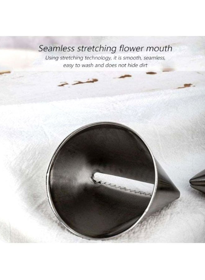 Beauenty Cake Decorating Piping Nozzle Silver 5cm - Image 2