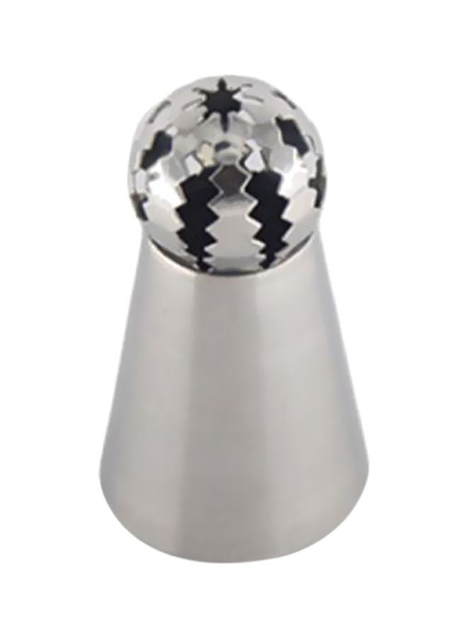 Beauenty Cake Decorating Piping Nozzle Silver 5cm - Image 1