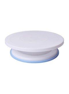 Cool Baby Plastic Cake Rotary Table White/Blue 28x7cm  - Image 1