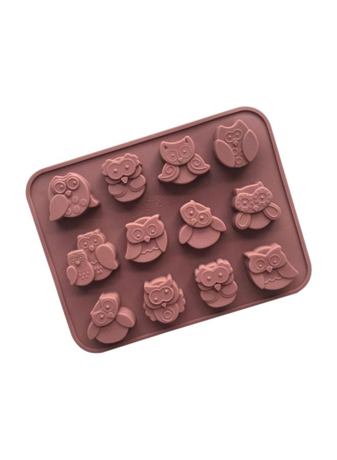 Sharpdo 12 Hole Owl Shape Mold Coffee 19.5x15x1.5cm - Image 3