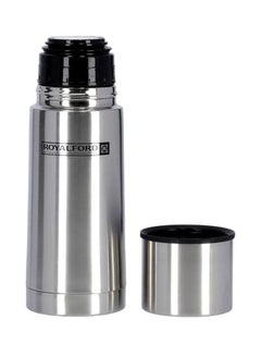 Royalford Stainless Steel Vacuum Bottle Silver/Black 350ml  - Image 2