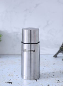 Royalford Stainless Steel Vacuum Bottle Silver/Black 350ml  - Image 4