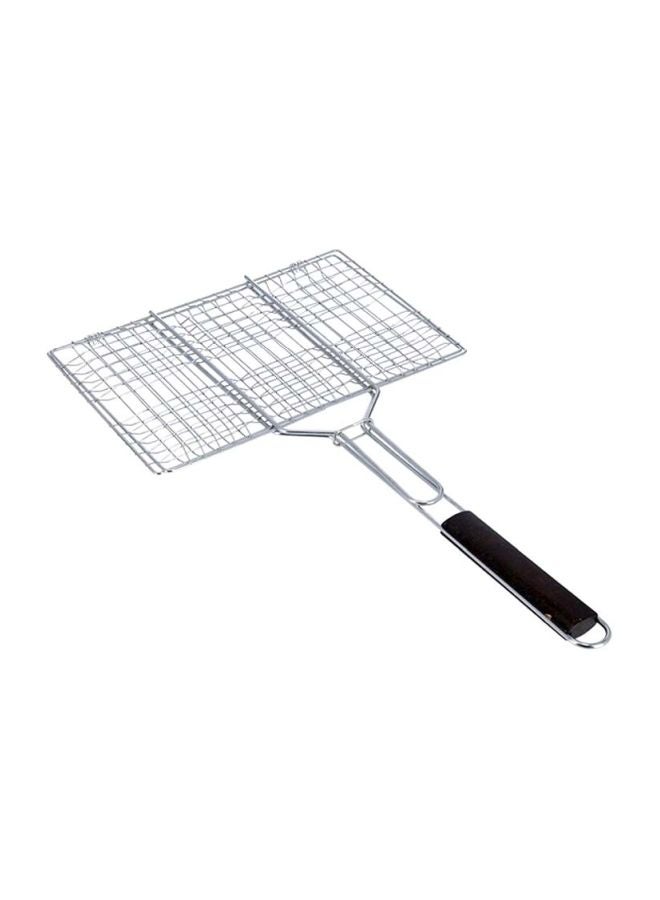 DELCASA Stainless Steel Barbecue Grill Silver/Black 34x22x60cmcm  - Image 1