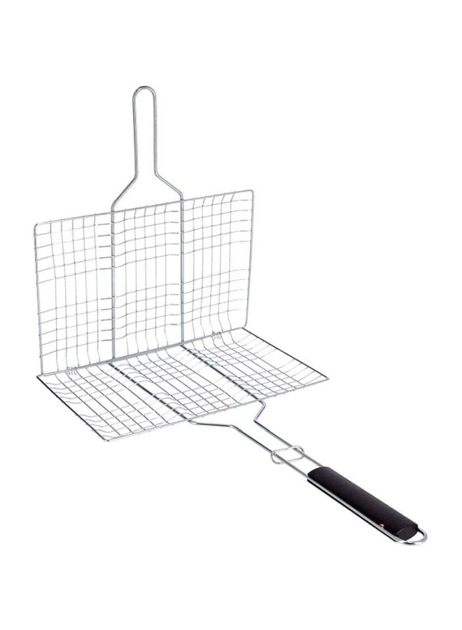 DELCASA Stainless Steel Barbecue Grill Silver/Black 34x22x60cmcm  - Image 2