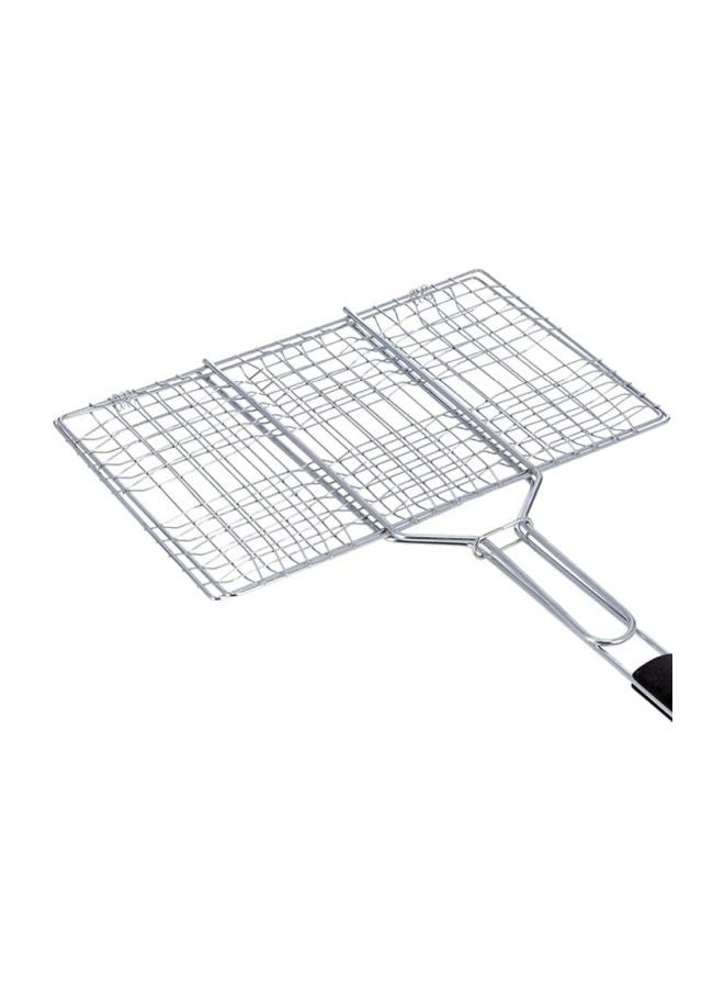 DELCASA Stainless Steel Barbecue Grill Silver/Black 34x22x60cmcm  - Image 4