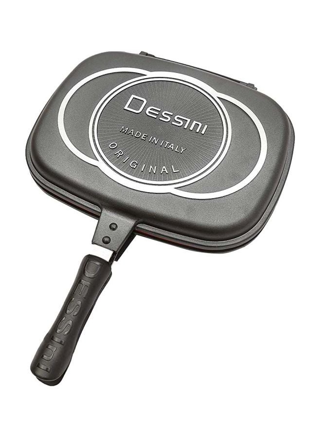 DESSINI Double Grill Pan Black/Silver 36cm  - Image 2