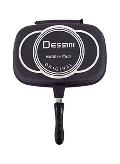 DESSINI Double Grill Pan Black 44cm  - Image 1