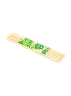 Hotpack 100-Piece Bamboo Skewer Set Beige 100x12inch  - Image 1