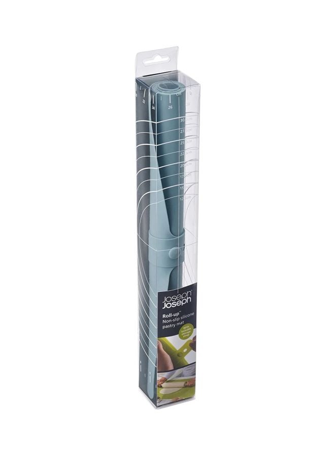 Joseph Joseph Roll-Up Non-Slip Silicone Pastry Mat Blue 58x38cm  - Image 4
