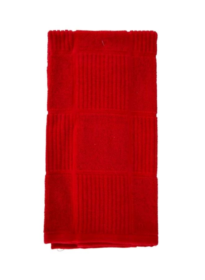 Tefal Cotton Kitchen Towel Red 33x16.5cm - Image 1