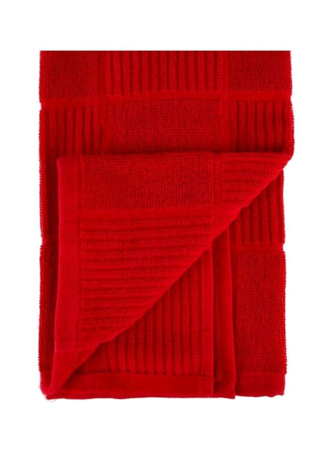Tefal Cotton Kitchen Towel Red 33x16.5cm - Image 2