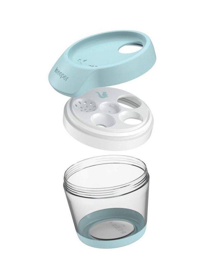 keeeper Bruni Pouring Jar Clear/Aqua 9x11x25cm - Image 4