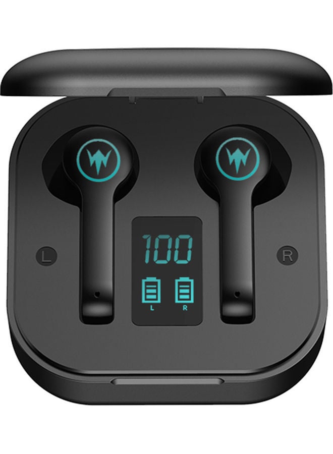 Bluetooth 5.1 In-Ear Wireless Headphones With Mic Black
