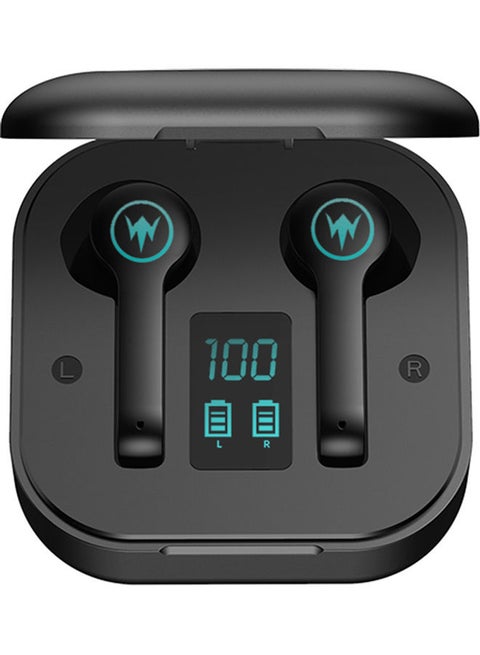 Bluetooth 5.1 In-Ear Wireless Headphones With Mic Black
