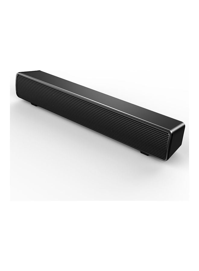 صدى مكبر صوت V-103 بتصميم شريط للكمبيوتر No أسود  - Image 1