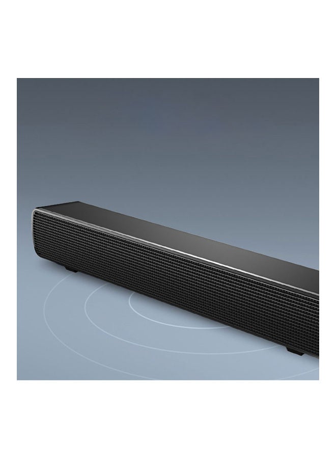 صدى مكبر صوت V-103 بتصميم شريط للكمبيوتر No أسود  - Image 4