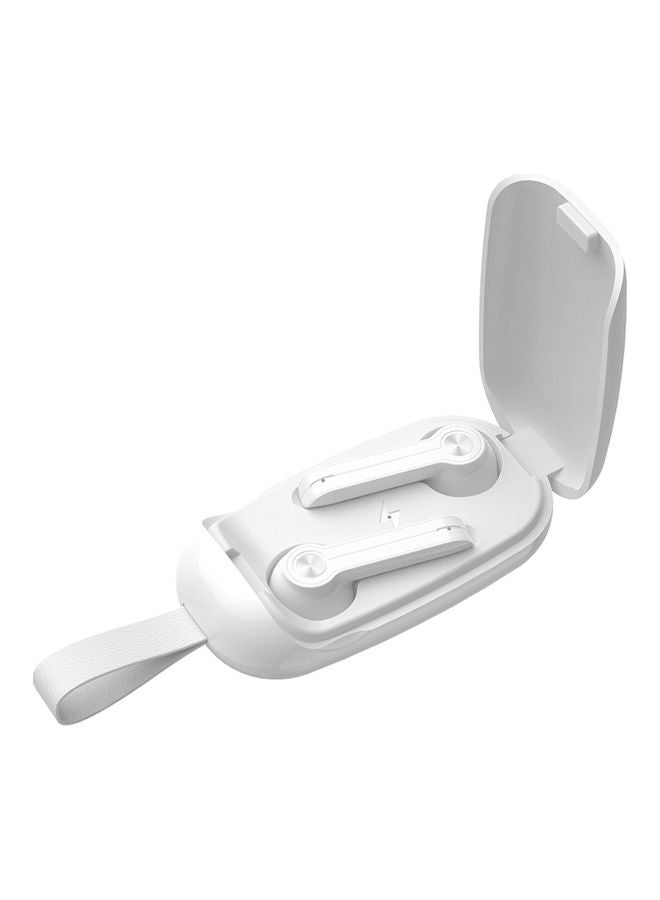 Bluetooth 5.0 True Wireless In-Ear Earphones With Mic White  - Image 1