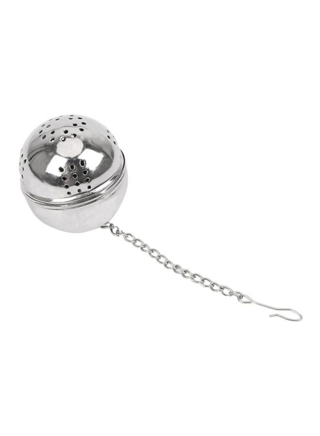 Sharpdo Stainless Steel Double Ball Shaped Tea Infuser Silver 40x43cm - Image 1