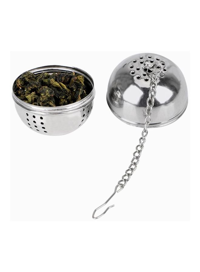 Sharpdo Stainless Steel Double Ball Shaped Tea Infuser Silver 40x43cm - Image 3