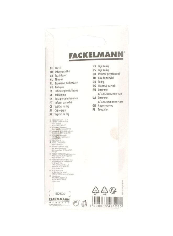 FACKELMANN Stainless Steel Tea And Spice Ball Silver 2.2x1.8x1.8inch - Image 3