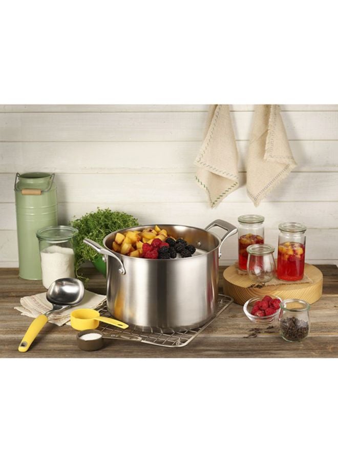Penguen Gourmet Stainless Steel Casserole With Metal Lid Silver 26x17cm - Image 2