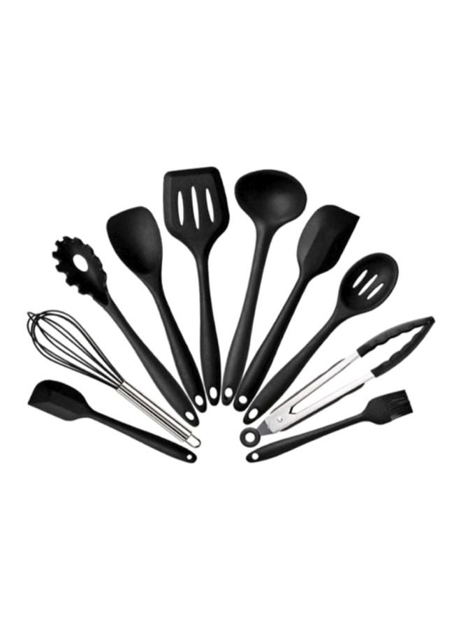 Cool Baby 10-Piece Cooking Utensils Set Black
