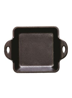 LODGE Heat-Treated Square Shape Frying Pan Black 16.51x4.29x12.22cm  - Image 2