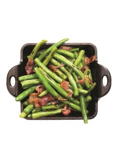 LODGE Heat-Treated Square Shape Frying Pan Black 16.51x4.29x12.22cm  - Image 3