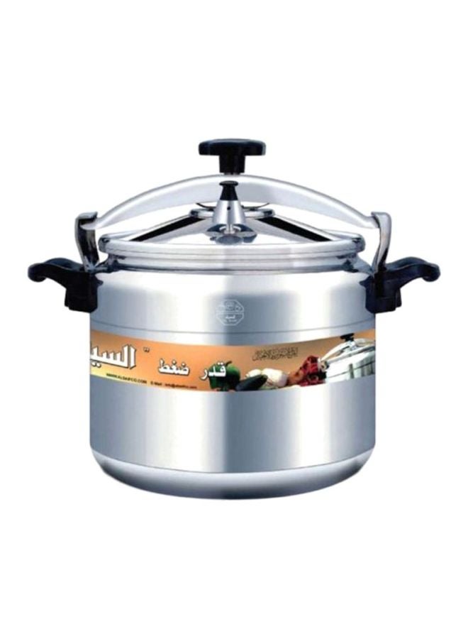 Alsaif Aluminum Pressure Cooker Silver 10.0Liters 