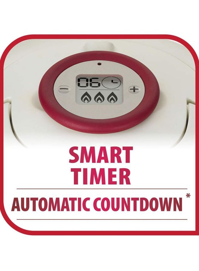 Tefal - Clipso Precision Pressure Cooker With Smart Timer Silver/Red/White - Image 1