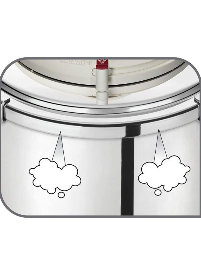 Tefal - Clipso Precision Pressure Cooker With Smart Timer Silver/Red/White - Image 1