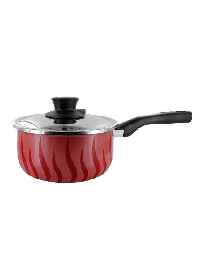Tefal - New Tempo Saucepan With Lid Red 20cm - Image 1