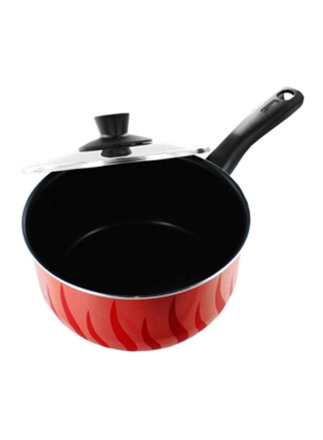 Tefal - New Tempo Saucepan With Lid Red 20cm - Image 1