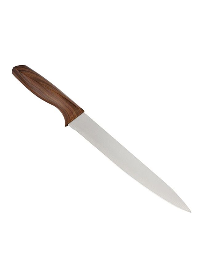 DELCASA - Slicer Knife Brown/Silver 8inch - Image 1