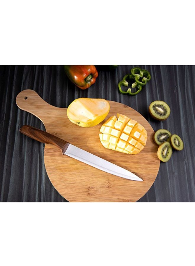 DELCASA - Slicer Knife Brown/Silver 8inch - Image 1
