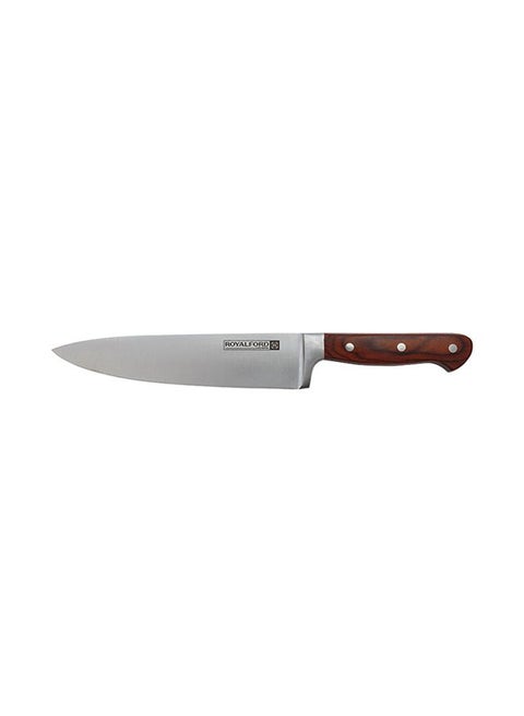 Chef Knife Wooden Color Handle/Silver 8inch