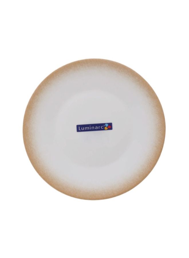 Luminarc 6-Piece Value Pack Essence Paco Dessert Plate Set Beige 20cm  - Image 2