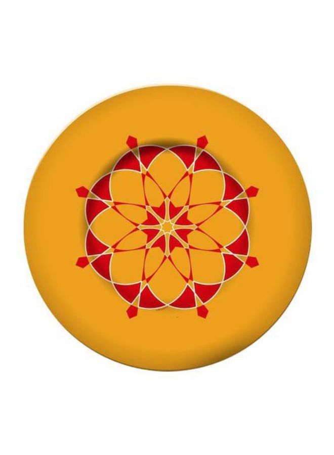 Luminarc 6-Piece Arabesques Dessert Plates Yellow/Red 19cm  - Image 2