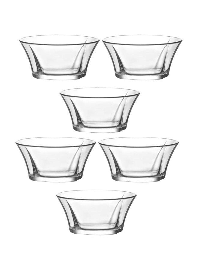 LAV 6-Piece Truva Bowl Set Clear 6x310ml - Image 1