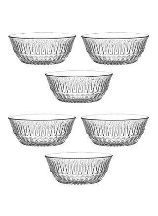 6-Piece Serving Bowl Set Round Clear 6x345ml - v1615646517/N38470152A_1