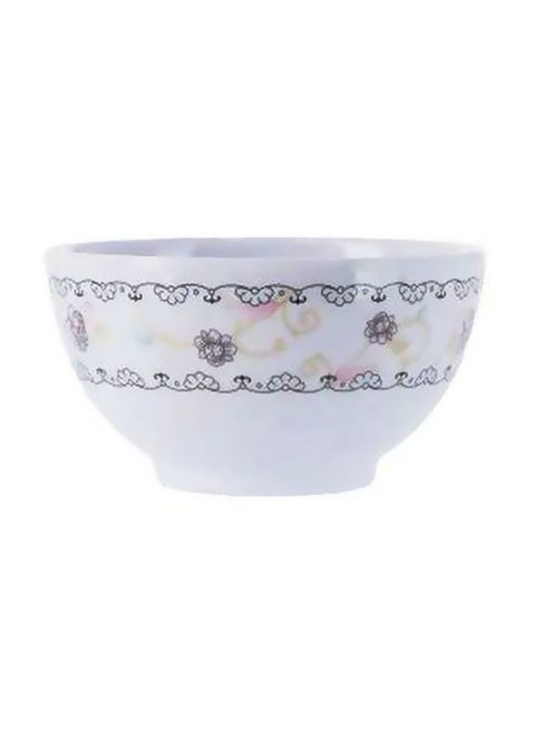 3.5" Rice Bowl White/Black 3.5inch